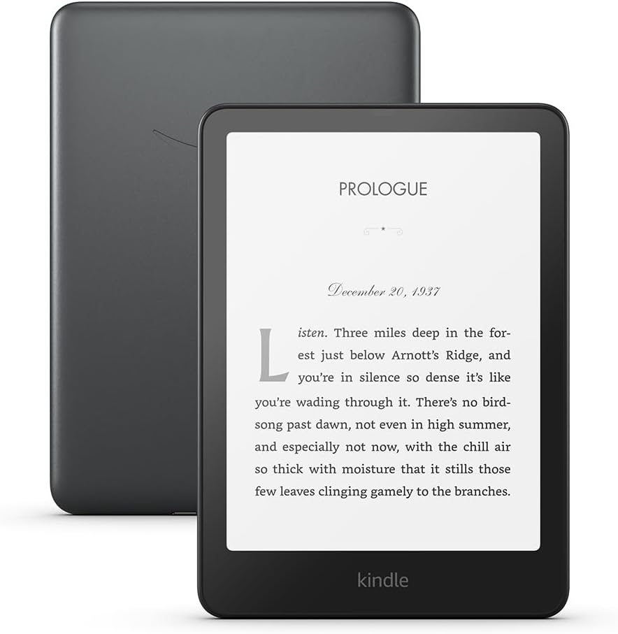 جهاز Kindle Paperwhite من أمازون (16 جيجابايت) – أسرع أجهزتنا من Kindle على الإطلاق بشاشة جديدة مقاس 7 بوصات خالية من الوهج وبطارية تدوم لأسابيع – لون أسود