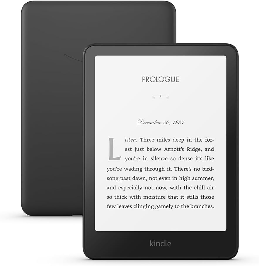 جهاز Kindle Paperwhite من أمازون (16 جيجابايت) – أسرع أجهزتنا من Kindle على الإطلاق بشاشة جديدة مقاس 7 بوصات خالية من الوهج وبطارية تدوم لأسابيع – لون أسود