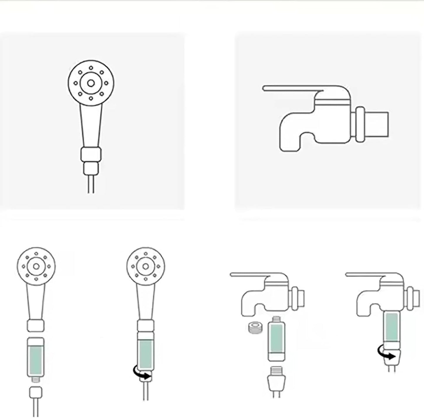 3Pcs Vitamin Shower Filter(Lavender+Rose+Cherry Blossom),Aromatherapy Softener Purifier,Filters Contaminants, Anti Hair Loss, Chlorine Removal - Rust Removal, Relaxing Aromatherapy, Easy Installation
