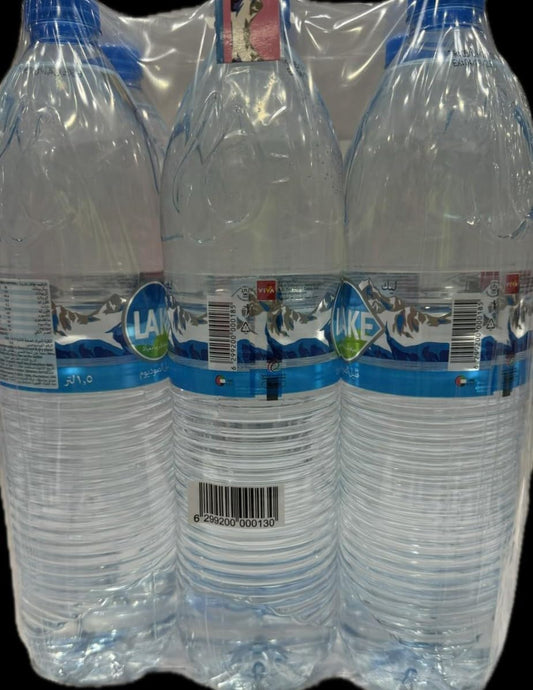 ليك زجاجة مياه 6 × 1.5 لتر